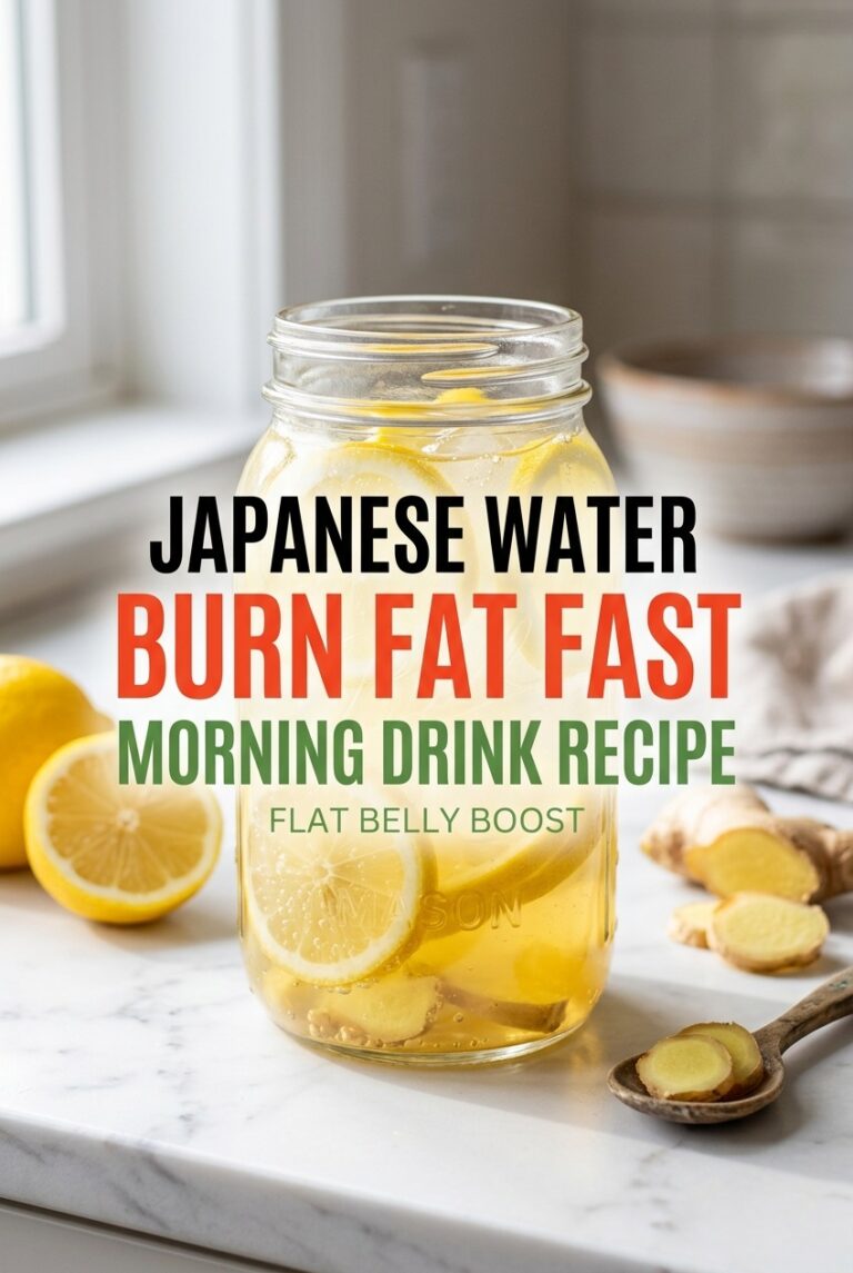 Japanese water fat burning recipe