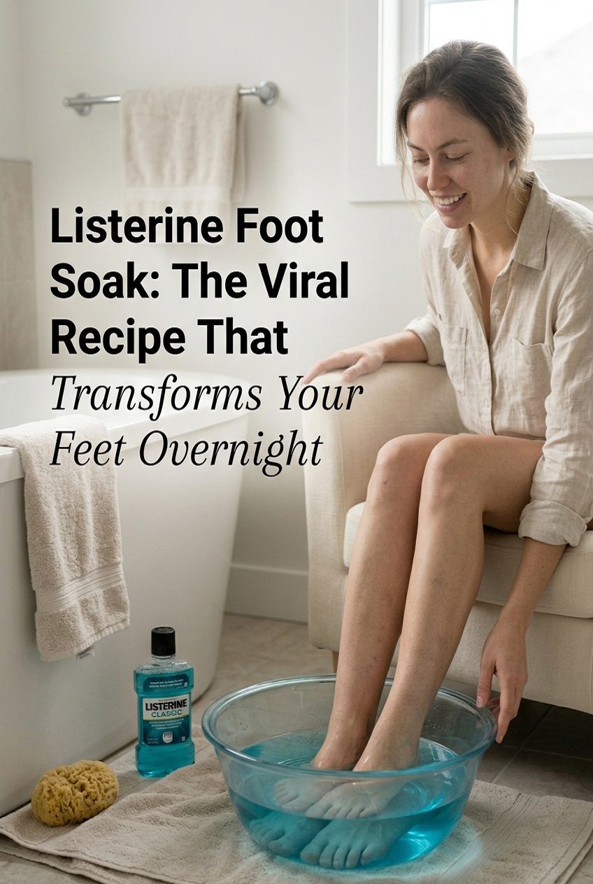 Listerine foot soak