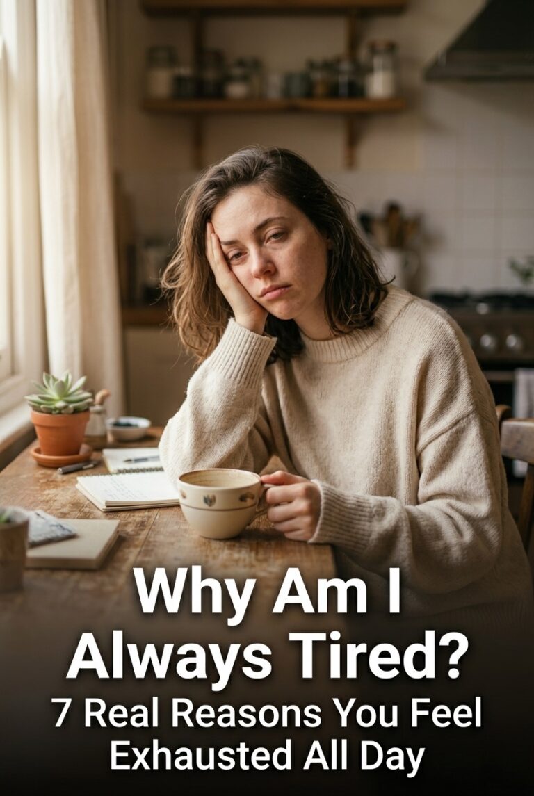 always tired exhausted person