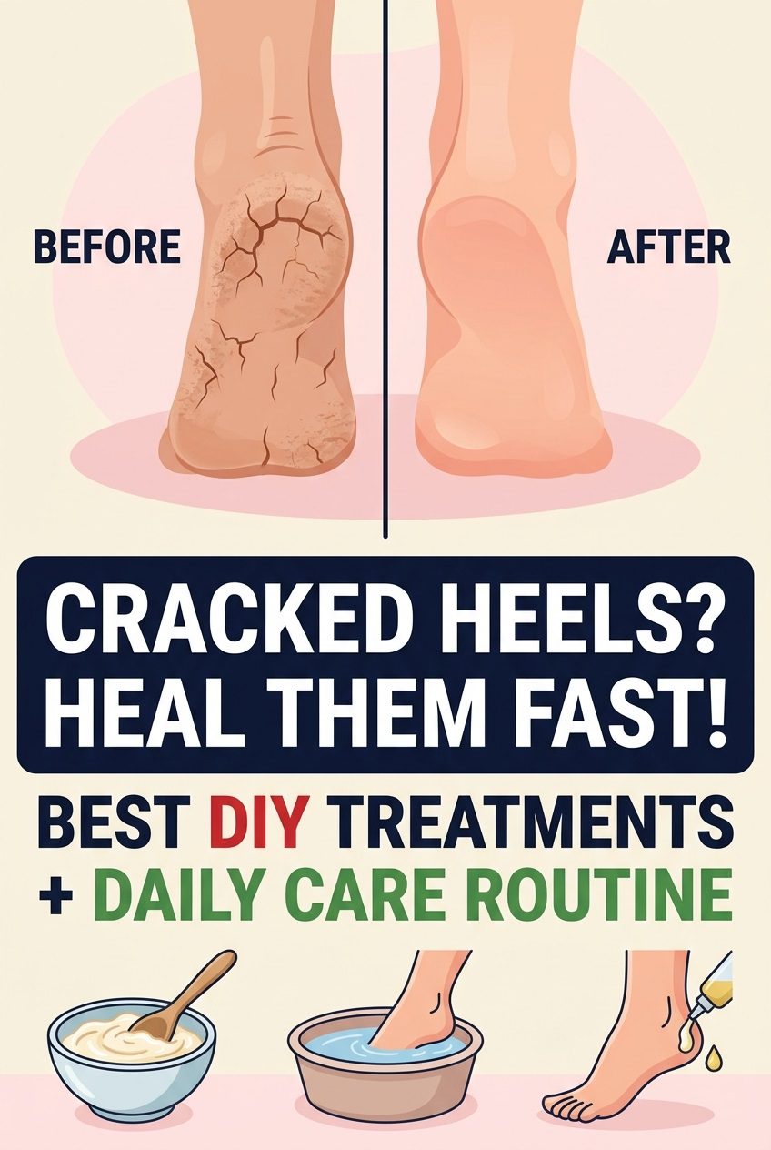 cracked heels DIY treatment