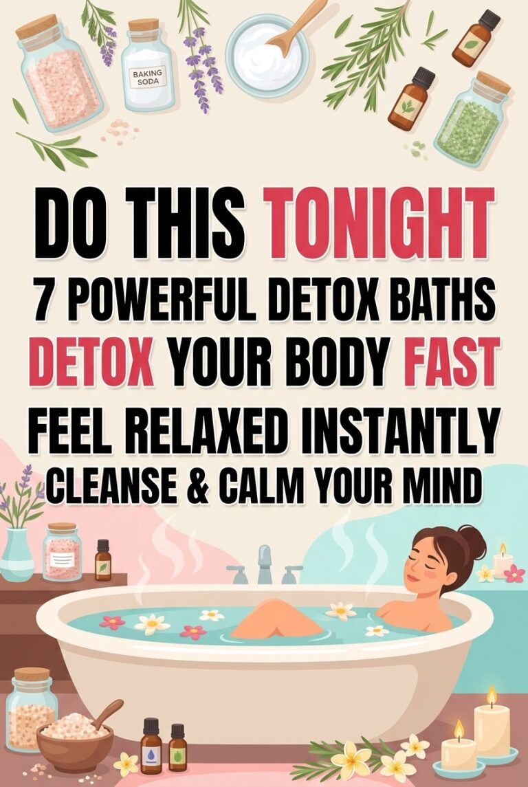 detox bath for women at home