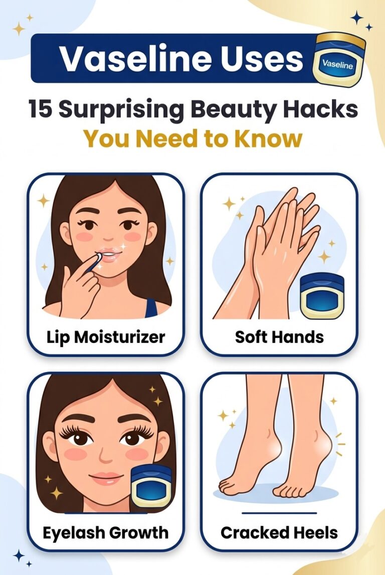 vaseline uses beauty hacks