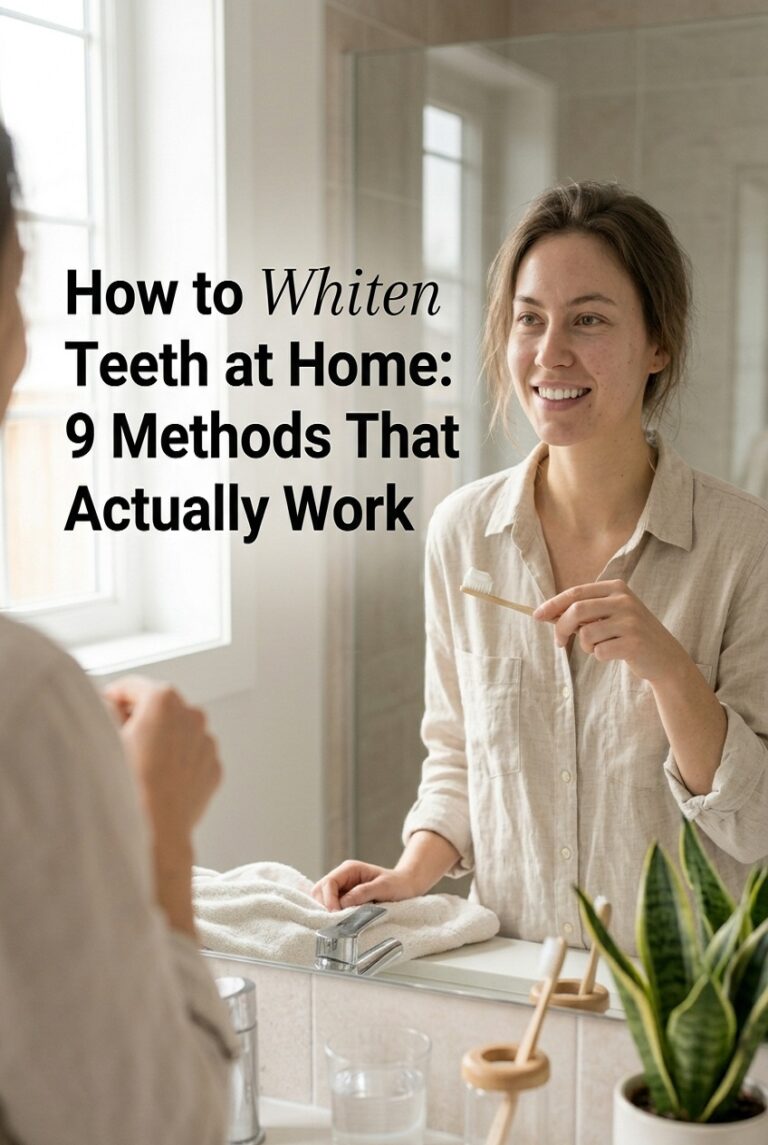 whiten teeth at home